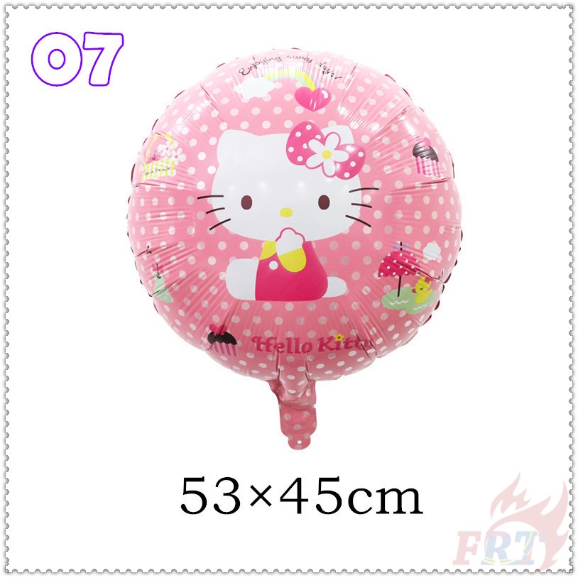 Bong bóng họa tiết hoạt hình Hello Kitty 18 inch trang trí tiệc sinh nhật