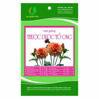 Hạt giống hoa Thược dược tổ ong Golden Seeds 20 Hạt - SKYY69