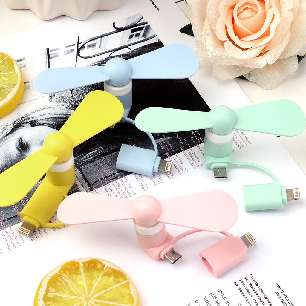 Quạt làm mát cổng Micro USB 8 Pin cho iPhone iPad Android