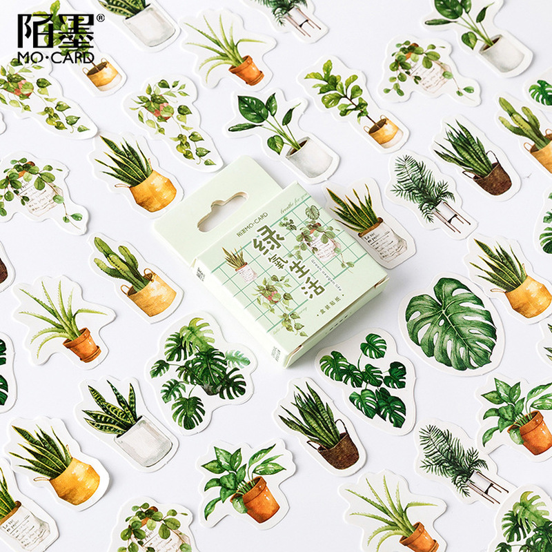 45 Sticker Dán Trang Trí Sổ Tay Sáng Tạo