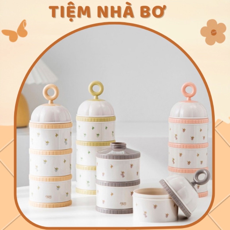 Hộp chia sữa 3 ngăn TGM Hàn Quốc cho bé HOP01