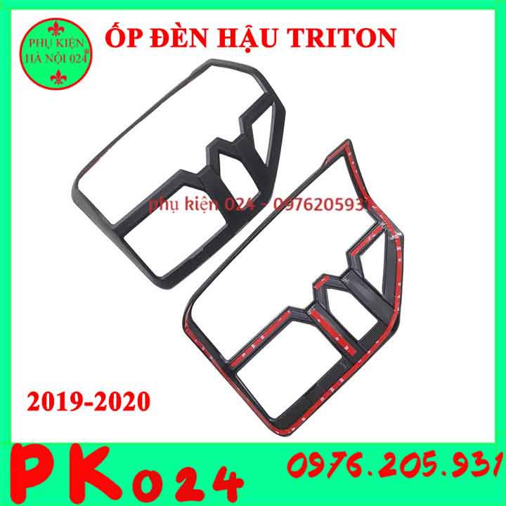 [Triton 2019-2020] Ốp Viền Đèn Pha Hậu Nhựa Đen Triton 2019-2020