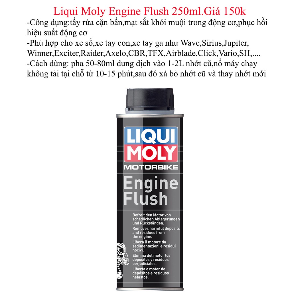 Súc rửa động cơ Liqui Moly Engine Flush 250ml