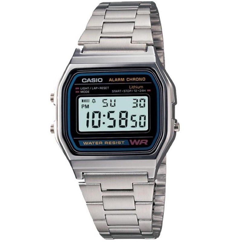 Đồng hồ nam nữ thời trang casio a158w