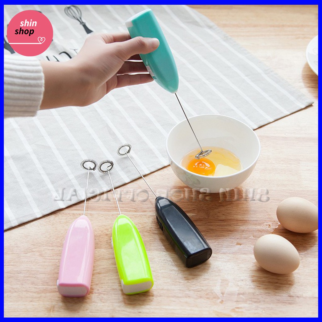 Máy Đánh Trứng - Máy Đánh Trứng Cầm Tay Mini Cao Cấp Bằng Thép Không Gỉ, Hoạt Động Êm Ái - Đồ Gia Dụng Tiện Ích
