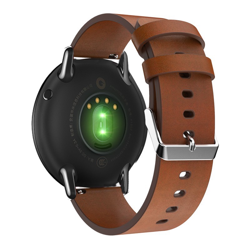 Dây đeo da 22mm thay thế cho đồng hồ thông minh Xiaomi Huami Amazfit Sport