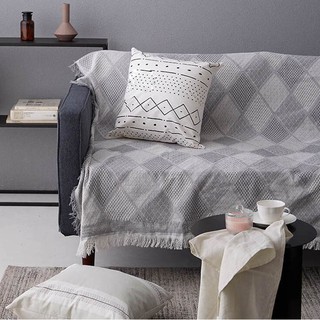 Chăn phủ ghế sofa Caro hiện đại