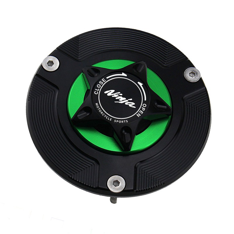 Gas Fuel Tank Cap Cover for KAWASAKI EX250R NINJA 250R NINJA 300 2008-2014 Motorcycle Accessories CNC Aluminum Black