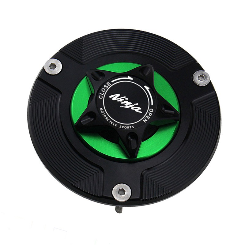 Gas Fuel Tank Cap Cover for KAWASAKI EX250R NINJA 250R NINJA 300 2008-2014 Motorcycle Accessories CNC Aluminum Black