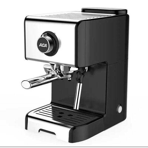 HÀNG ORDER 10 NGÀY (có clip tự quay) Máy pha cafe Espresso ACA 20 bar 1250W + máy xay ACA + ca đánh bọt sữa