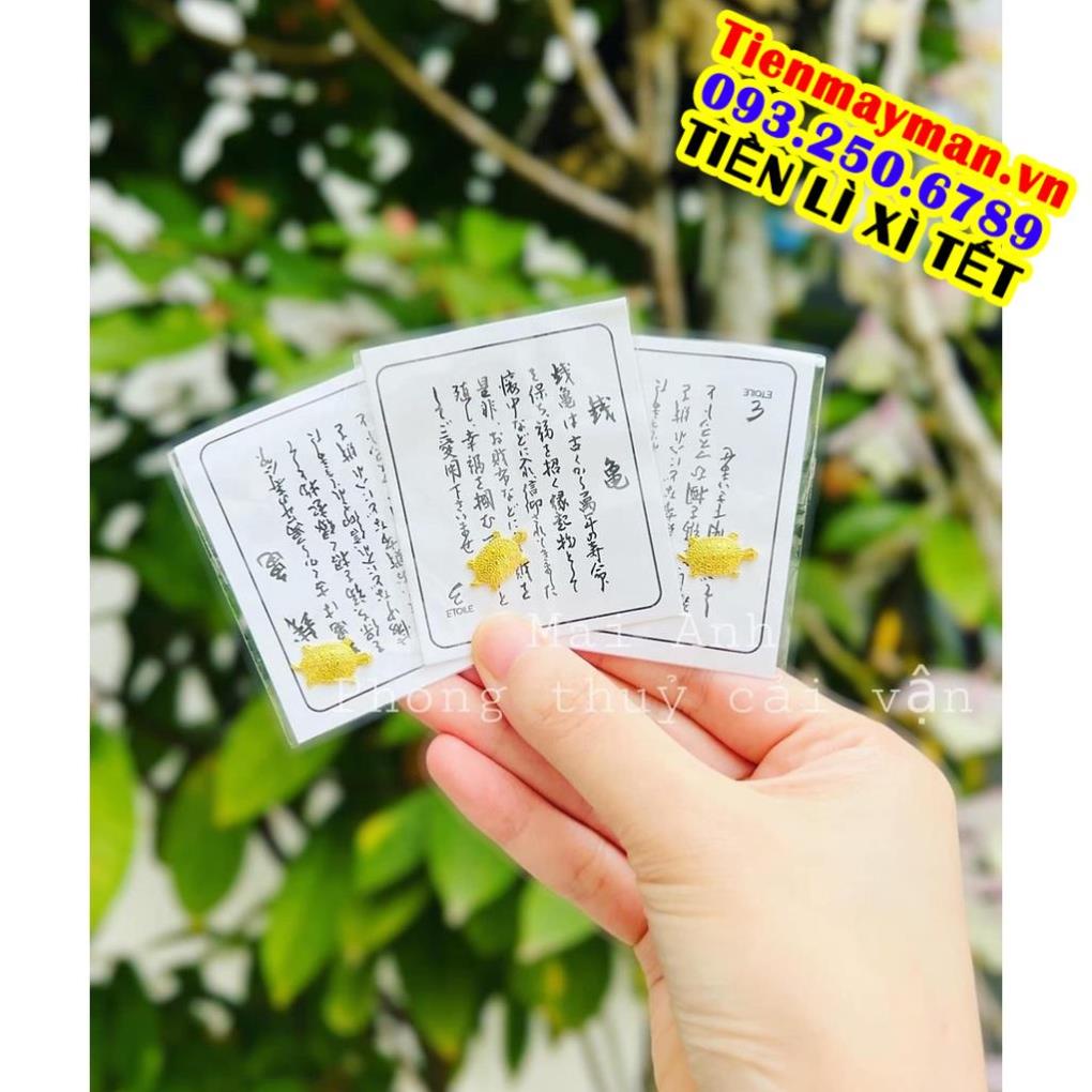 Rùa Vàng Phong Thuỷ Bỏ Ví May Mắn Chiêu Tài Lộc H023