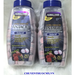 Kẹo ngậm antacid kirkland 265 viên - hàng mỹ