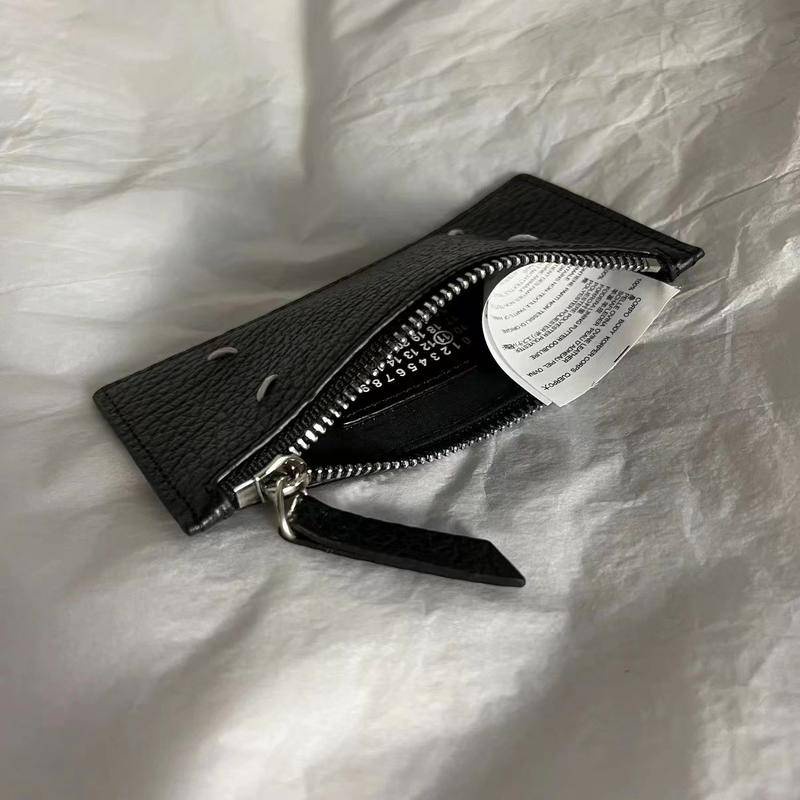 Ví Da Dáng Dài Có Khóa Kéo MM6 MM6 Thời Trang Cao Cấp