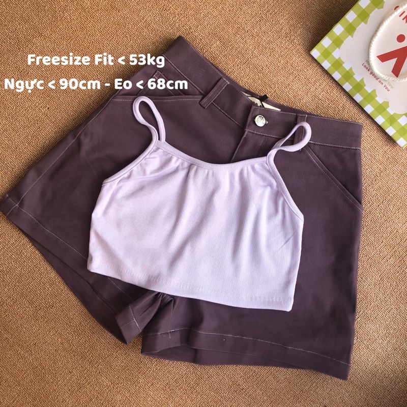 Áo Dây Croptop Mini Croptop - Gingerbear ( Có Ảnh Chụp Tại Cửa Hàng )