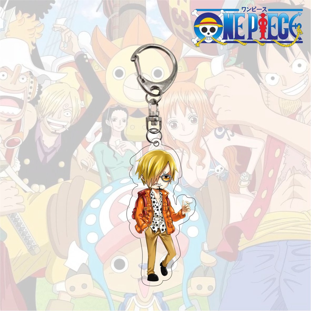 Móc Khóa Hình Nhân Vật Phim One Piece Đáng Yêu