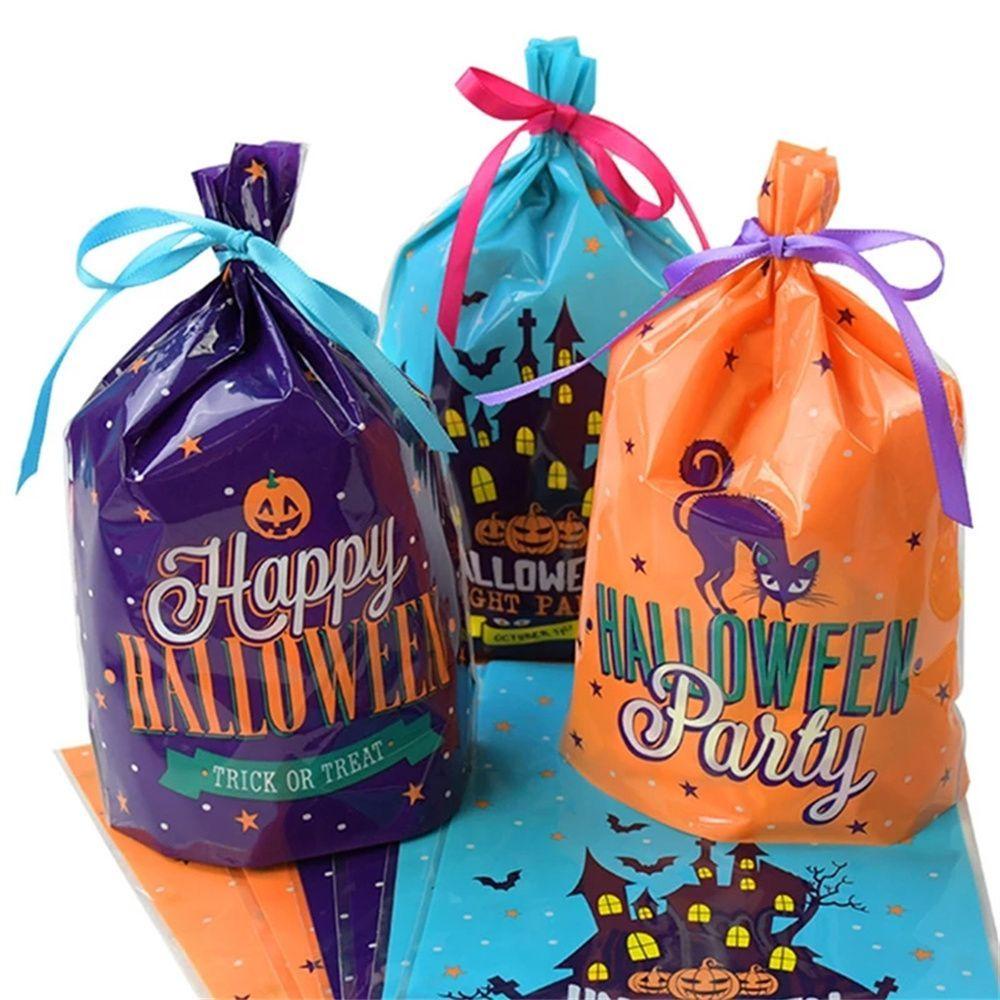 Bộ 50 Túi Nhựa Đựng Kẹo Halloween