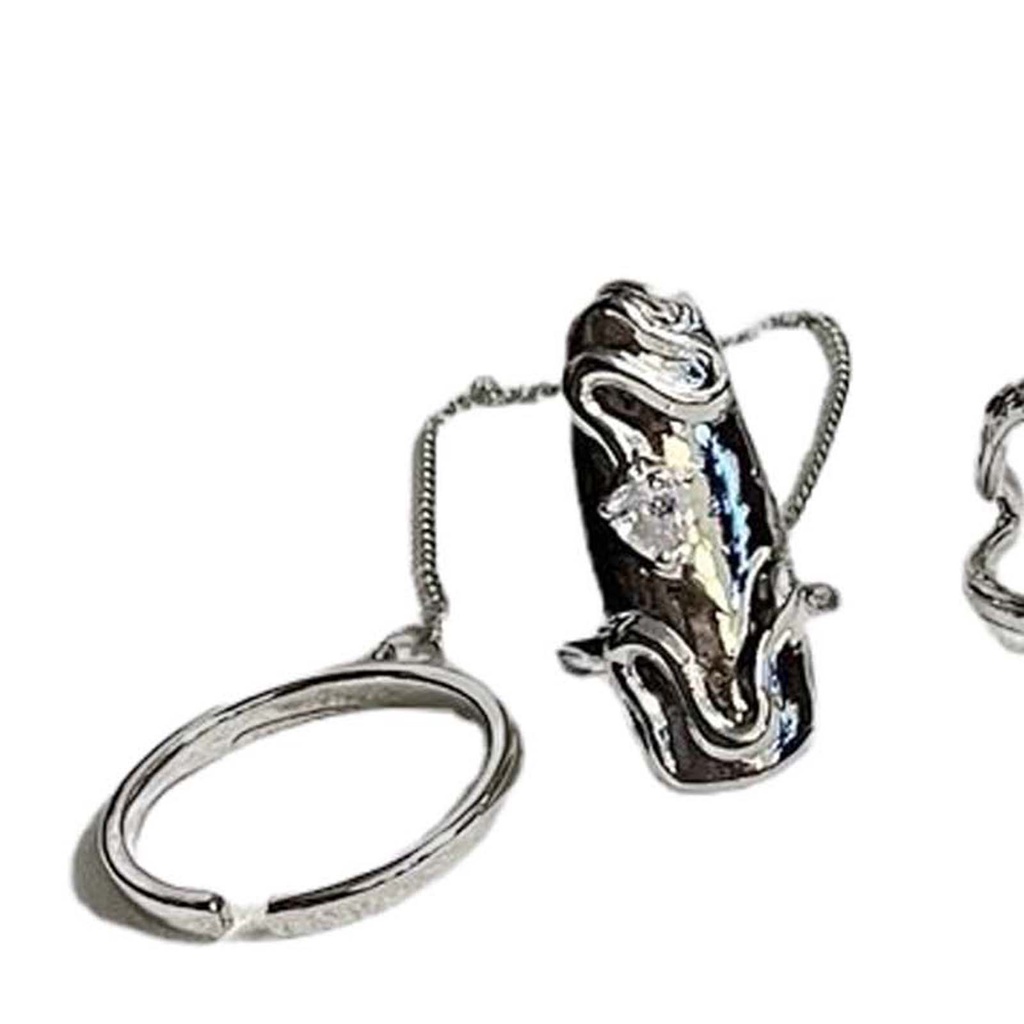 Set 4 Nhẫn Đính Trang Trí Móng Tay Nghệ Thuật Cho Tiệc Halloween
