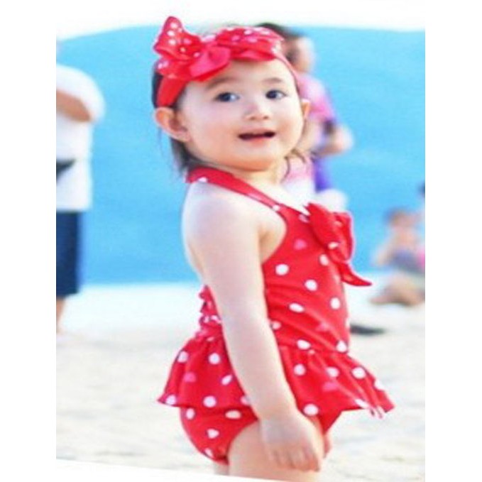 Đồ bơi cho bé kiểu chấm bi S010