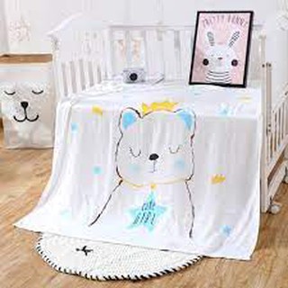 Chăn lụa 4 lớp cao cấp cho bé