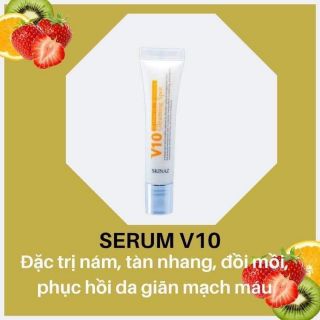 Tuýp serum lăn trị nám tàn nhang dưỡng trắng da skinaz