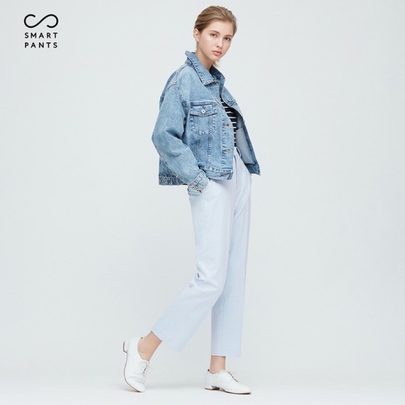 Quần vải nữ co dãn 2 chiều thời trang, thanh lịch dòng Smart Pants của UNIQLO - Nhật Bản | BigBuy360 - bigbuy360.vn