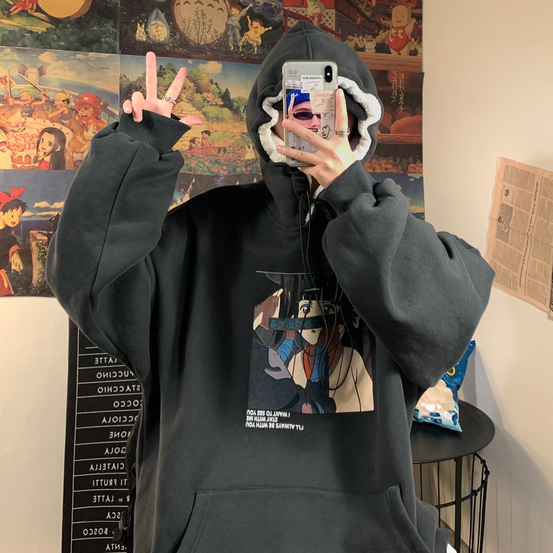 Áo hoodie dài tay thời trang trẻ trung dành cho cặp đôi