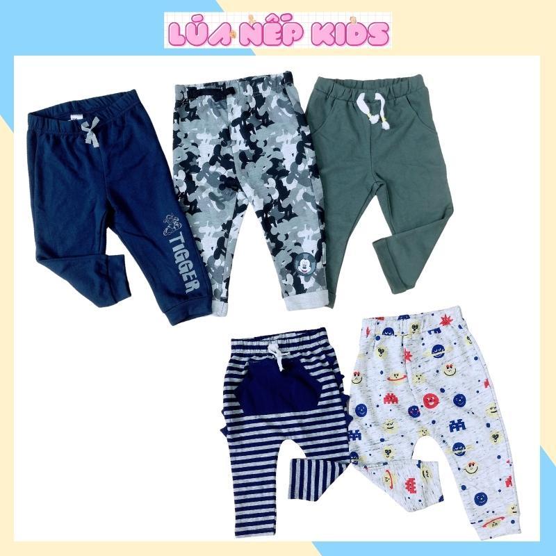 Quần thun da cá & cotton cho bé trai từ 12 đến 18 tháng - NQN0001922 - Lúa Nếp Kids