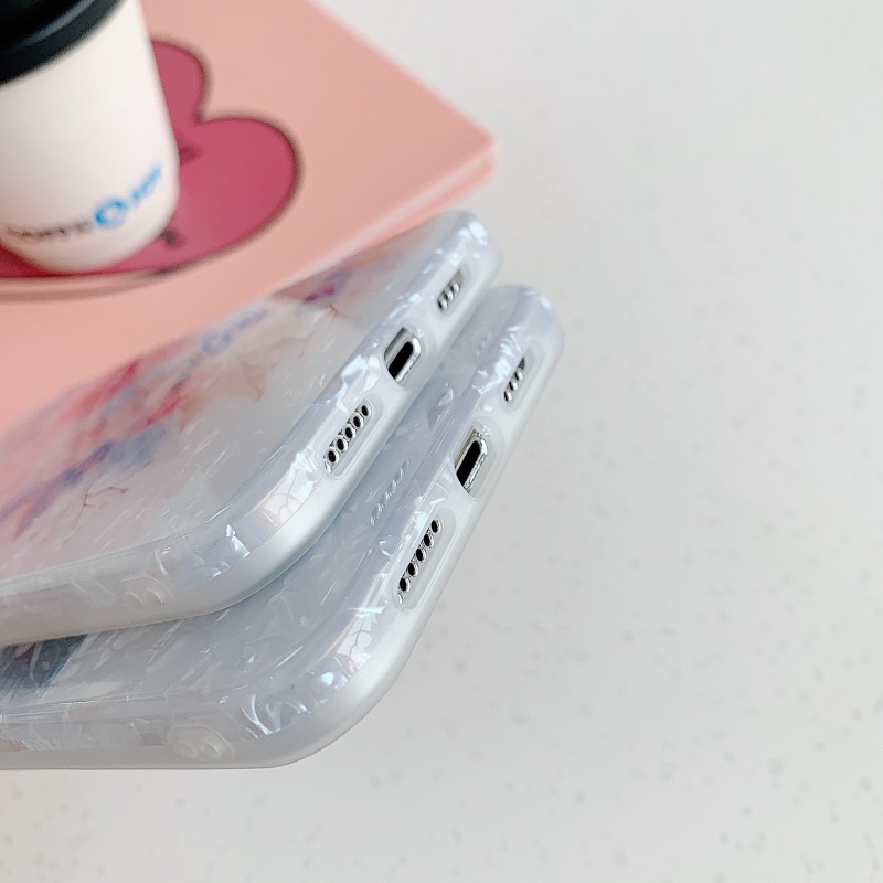 Ốp Điện Thoại Mềm Chống Sốc Họa Tiết Hoa Vintage Cho iPhone 14 13 12 11 Pro Max XS XR X 8 7 Plus + SE 2020