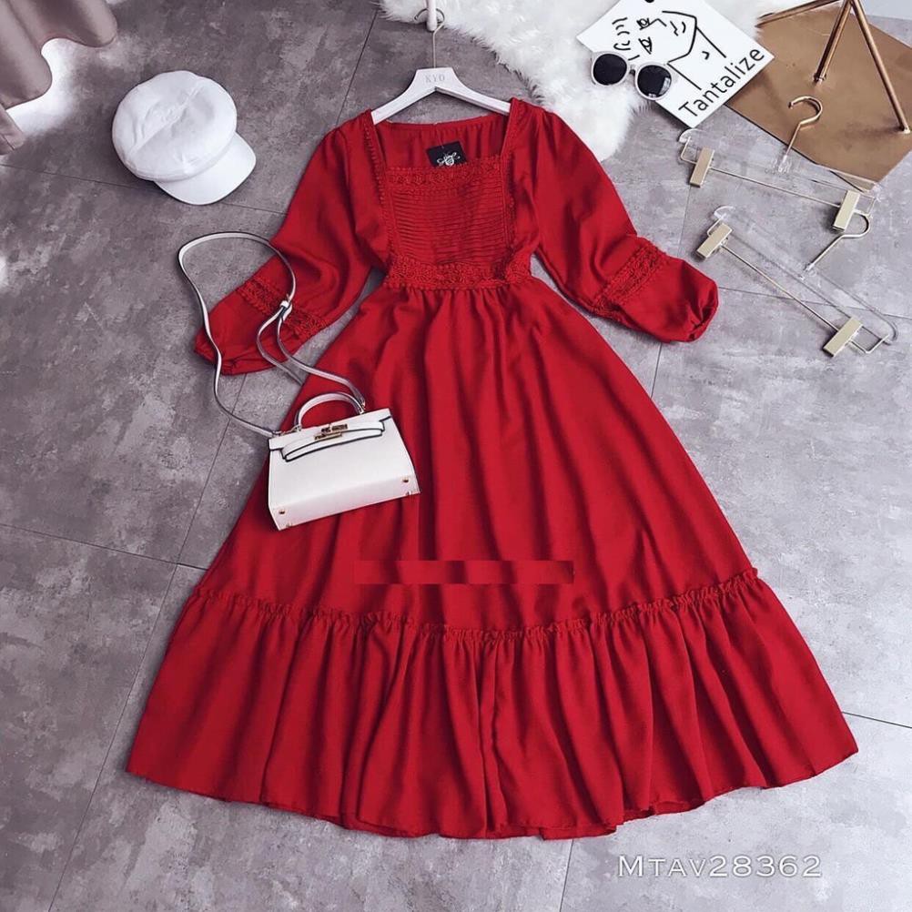 Đầm maxi đỏ [HÀNG CHẤT LƯỢNG] | BigBuy360 - bigbuy360.vn