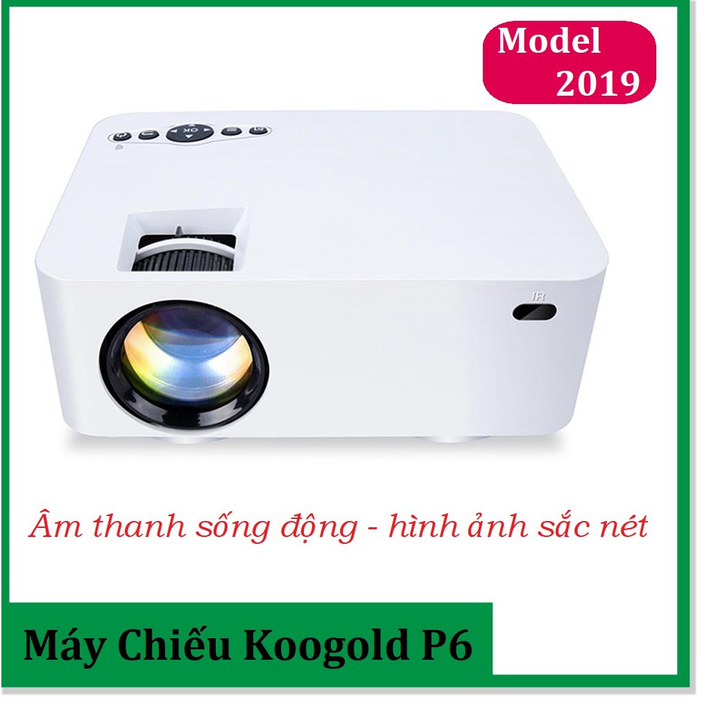 Máy Chiếu Phim Mini KOOGOLD ✔chính hãng✔️ Full HD, Kết Nối Wifi, Điện Thoại, Độ Phân Dải Cao, Sắc Nét. Bảo hành 12T