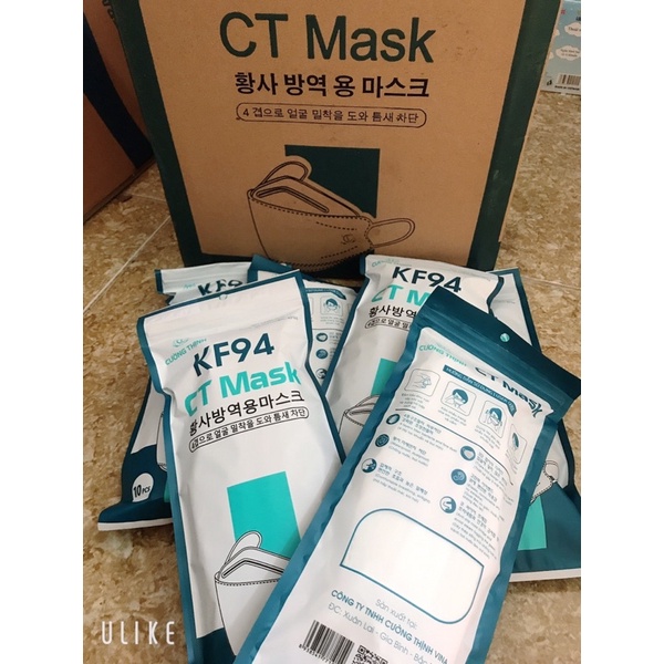 1 Thùng 300 Chiếc Khẩu Trang KF94 cường thịnh CT  Mask - Cam Kết Giá Rẻ Nhất Thị Trường