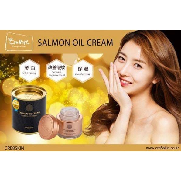 Kem Dưỡng Da Cá Hồi Cre8skin Salmon Oil Cream Hàn Quốc