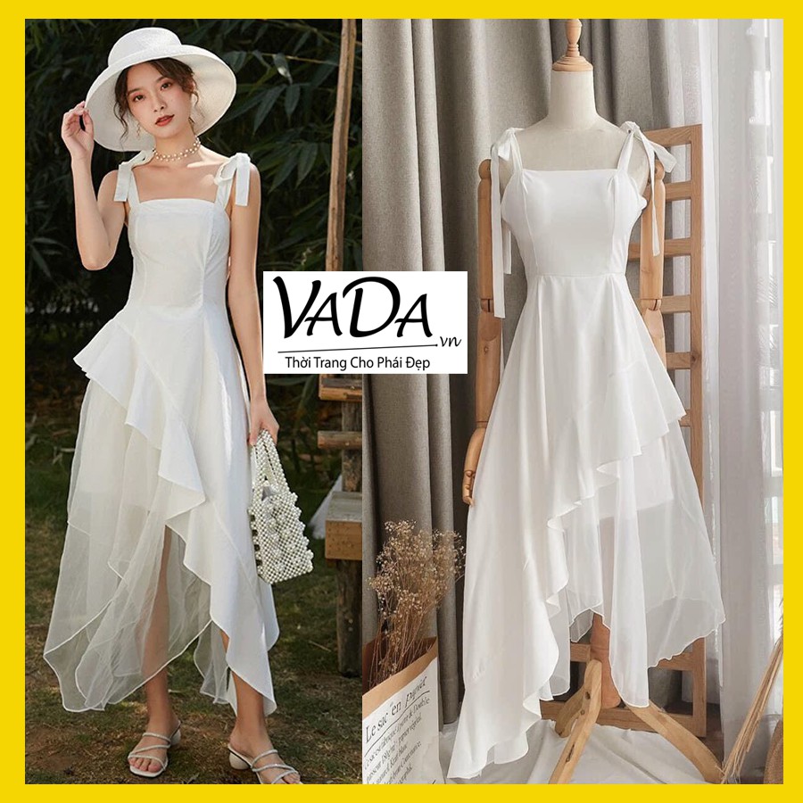 Sét đầm công chúa 2 dây + chân váy sang chảnh HÀNG CAO CẤP đi dự tiệc, dạo phố, đi biển đều vô cùng xinh đẹp (VĐ 015) | BigBuy360 - bigbuy360.vn