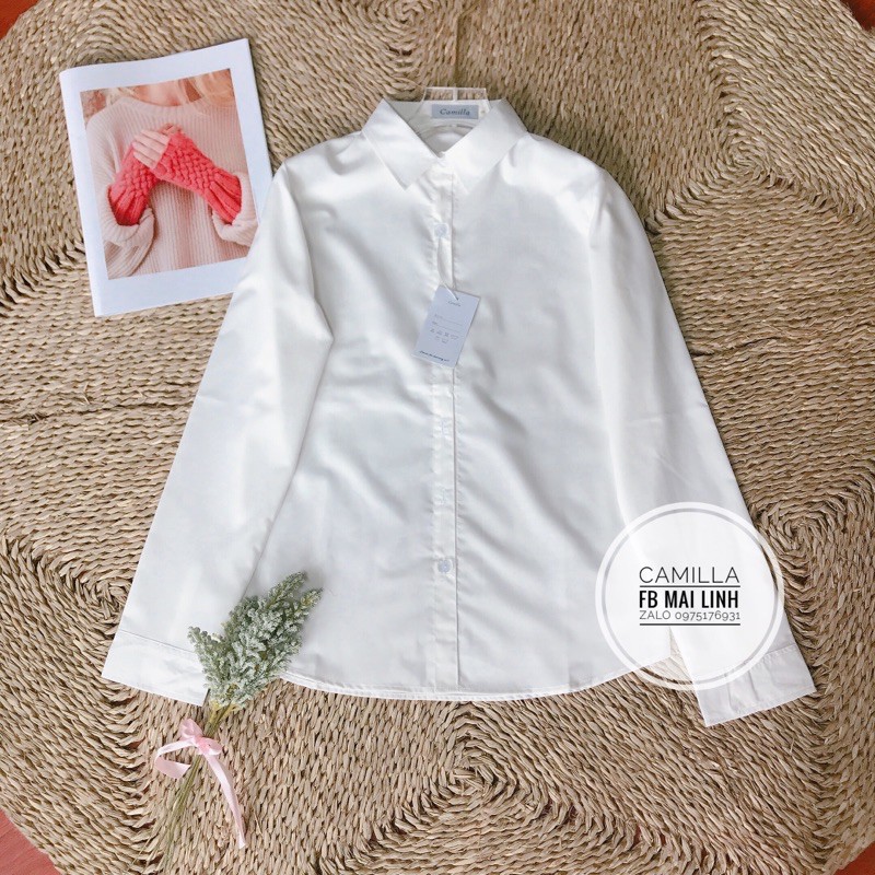 ⚡️SƠ MI CÔNG SỞ⚡️Áo mi công sở dài tay 4 màu - chất kate lụa | BigBuy360 - bigbuy360.vn