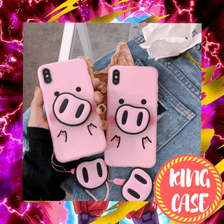 ⚡ ỐP IPHONE ⚡ ỐP LỢN XINH ( KÈM POP & DÂY ) - NEW ⚡