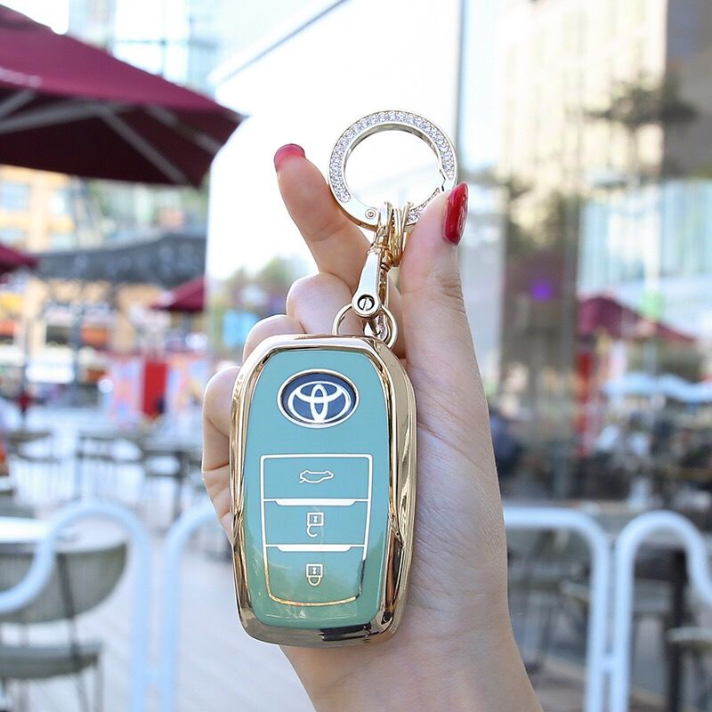 Vỏ Bọc Chìa Khóa Xe Hơi Toyota Lei Ling Corolla Camry Highlander bọc chìa khoá móc khoá ô tô toyota bọc chìa khoá camry 2016 Móc chìa khóa xe mer bọc khoá xe ô tô toyota