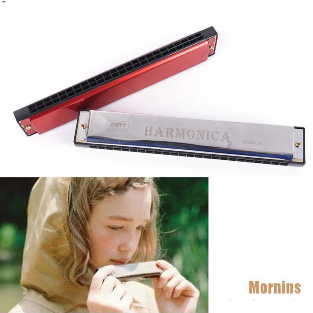 Kèn Harmonica 24 Lỗ Cho Người Mới Bắt Đầu