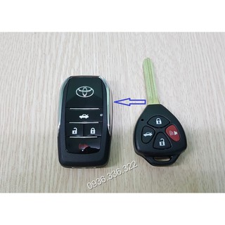Vỏ chìa khóa GẬP cho Toyota Camry