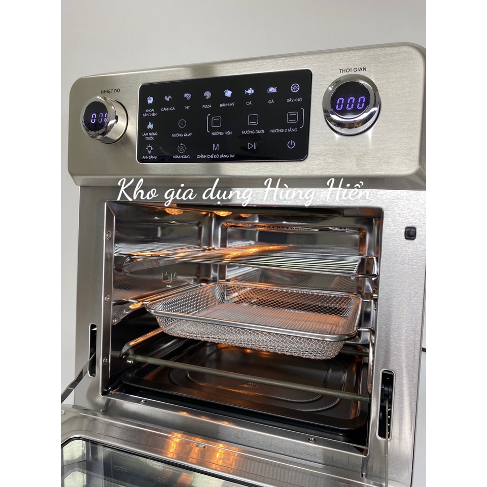 Nồi chiên không dầu Lorente LT-1600 dung tích 16 lít - Hàng chính hãng bảo hành 12 tháng
