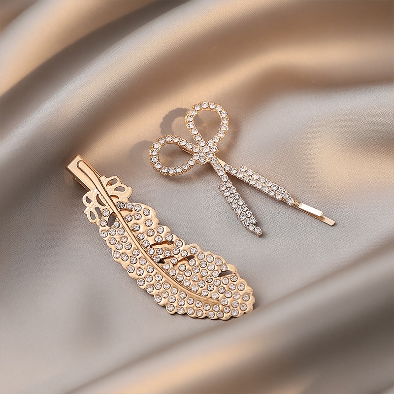 Set 6 Kẹp Tóc Đính Ngọc Trai Nhân Tạo Thời Trang