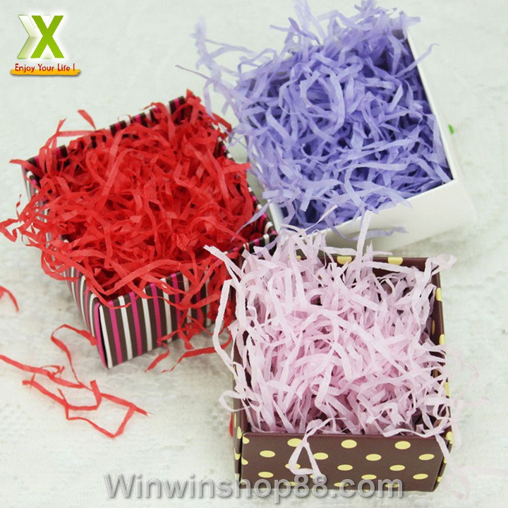 200g Giấy Rơm, Giấy Sợi Lót Hộp Quà Giấy Trang Trí Hộp Quà Gói Quà Trang Trí Quà Tặng - Muasamhot1208