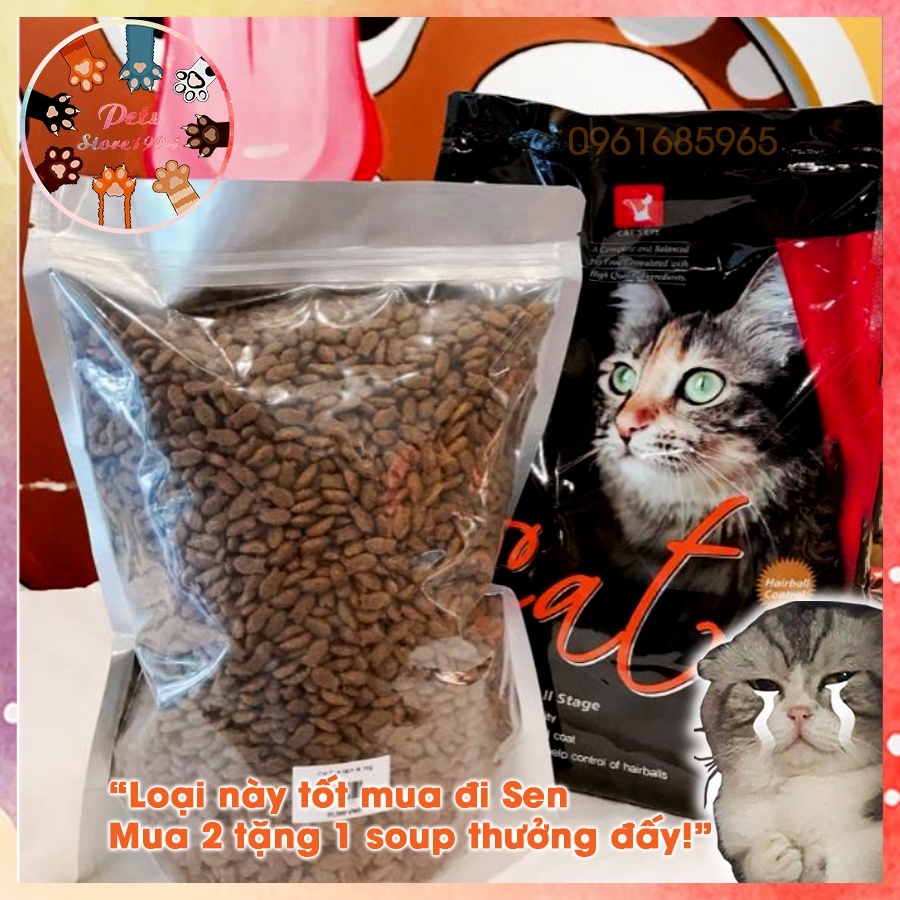 【Giao Hàng Siêu Tốc Mùa Dịch】Hạt Cats eye thức ăn cho mèo mọi lứa tuổi - Thức ăn thú cưng hạt khô Catseye Hàn quốc