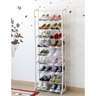 Kệ giày 10 tầng Amazing Shoe Rack A62 trắng