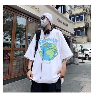 ÁO THUN HÌNH TRÁI ĐẤT ( phom unisex )