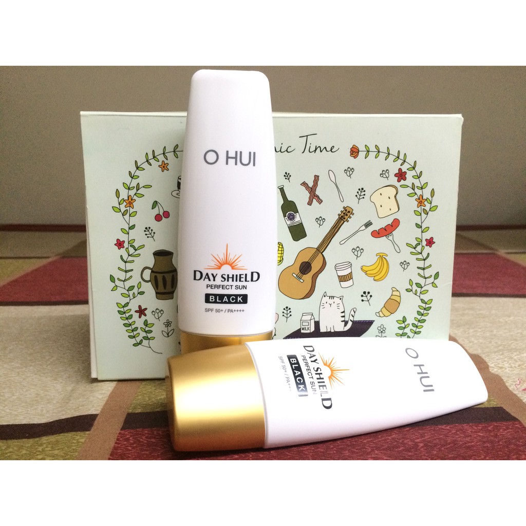 Kem Chống Nắng Ohui Day Shield Perfect Sun Black 50ml SPF 50+/PA+++ Date 2023