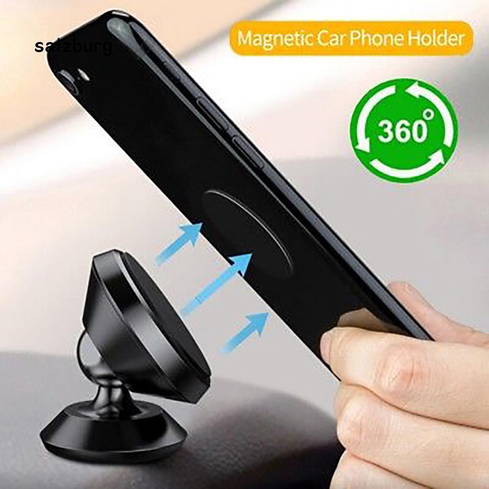 Giá đỡ điện thoại gắn xe ô tô xoay 360 độ