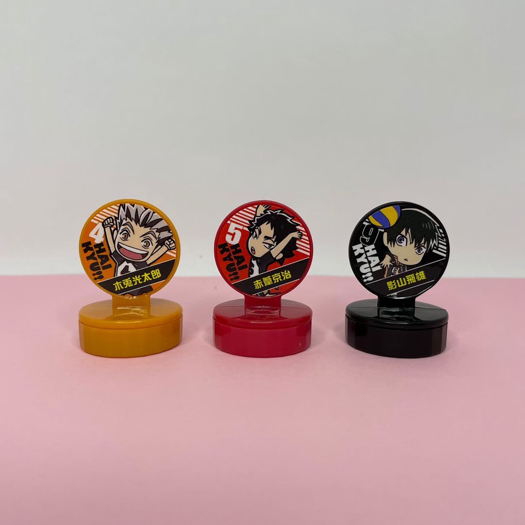 Con dấu đóng mực trang trí Haikyuu!! To The Top Stamp Collection ENSKY chính hãng Nhật Bản