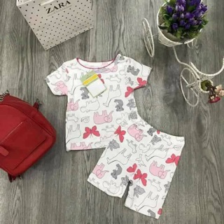 Đồ bộ Carter Bozip  bé gái size 2