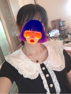 Váy cổ tiểu thư dáng xuông cute (có ảnh thật)
