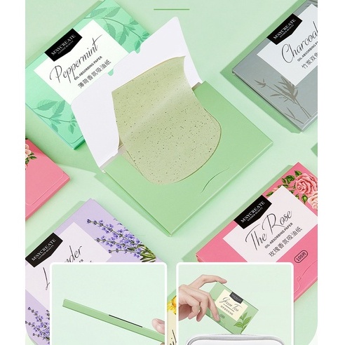 Set 100 Tờ Giấy Thấm Dầu Maycreate Siêu Thơm Phù Hợp Với Mọi Loại Da Misu Beauty